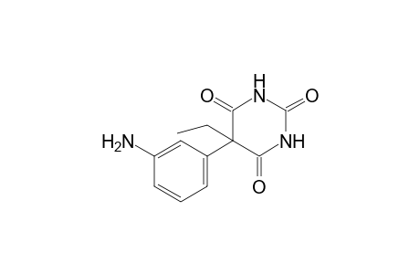 5-(m-aminophenyl)-5-ethylbarbituric acid