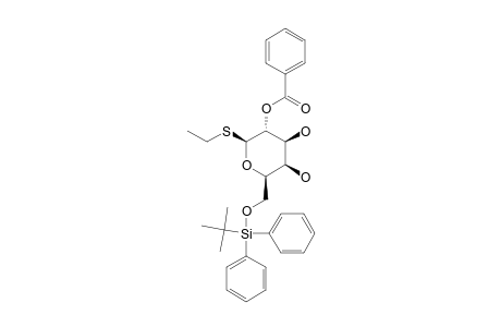 ETHYL-2-O-BENZOYL-6-O-TERT.-BUTYLDIPHENYLSILYL-1-THIO-BETA-D-GALACTOPYRANOSIDE