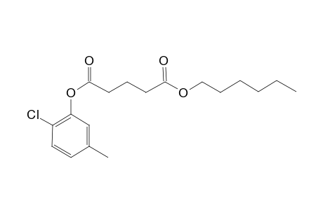 Glutaric acid, 2-chloro-5-methylphenyl hexyl ester