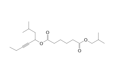 Adipic acid, isobutyl 2-methyloct-5-yn-4-yl ester