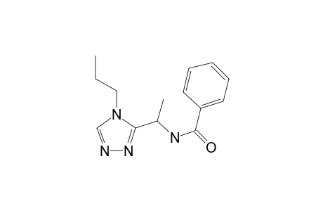 1,2,4-(4H)-Triazole, 3-(1-benzoylamino)ethyl-4-propyl-