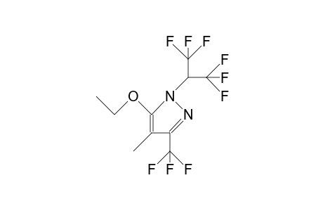 5-ETHOXY-4-METHYL-3-TRIFLUOROMETHYL-1-[2,2,2-TRIFLUORO-1-TRIFLUOROMETHYL-ETHYL]-PYRAZOL