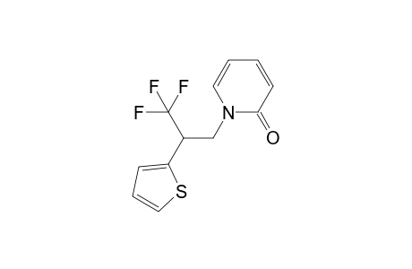 1-(3,3,3-Trifluoro-2-(thiophen-2-yl)propyl)pyridin-2(1H)-one