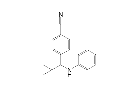 4-(2,2-Dimethyl-1-(phenylamino)propyl)benzenonitrile