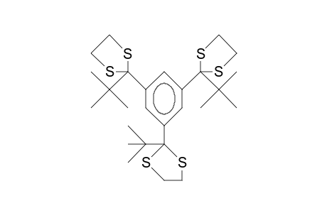 1,3,5-TRIPIVALOYLBENZOLTRIETHYLENTHIOKETAL