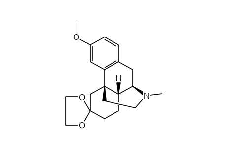 Deoxydihydrothebainone, cyclic ethylene acetal