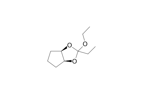 (3aR,6aS)-2-ethoxy-2-ethyl-4,5,6,6a-tetrahydro-3aH-cyclopenta[d][1,3]dioxole