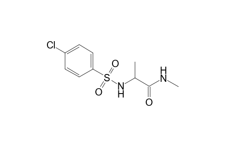 Propanamide, 2-(4-chlorophenylsulfonylamino)-N-methyl-
