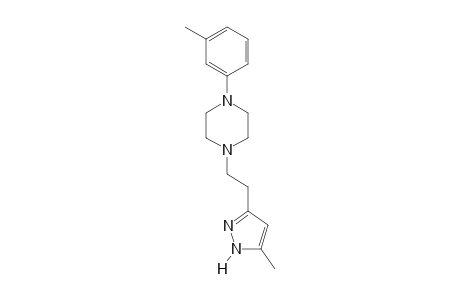 1-[2-(5-methylpyrazol-3-yl]ethyl]-4-m-tolylpiperazine