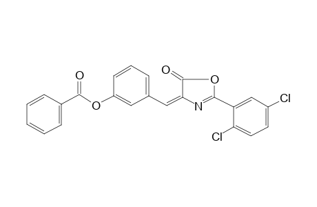5(4H)-oxazolone, 4-[[3-(benzoyloxy)phenyl]methylene]-2-(2,5-dichlorophenyl)-, (4E)-