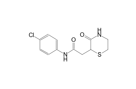 N-(4-chlorophenyl)-2-(3-oxo-2-thiomorpholinyl)acetamide