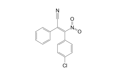 (Z)-3-(4-chlorophenyl)-3-nitro-2-phenyl-2-propenenitrile