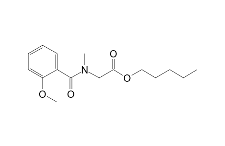 Sarcosine, N-(2-methoxybenzoyl)-, pentyl ester