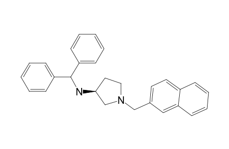 (3S)-N-(diphenylmethyl)-1-(2-naphthalenylmethyl)-3-pyrrolidinamine