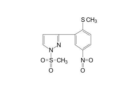 1-(methylsulfonyl)-3-[2-(methylthio)-5-nitrophenyl]pyrazole