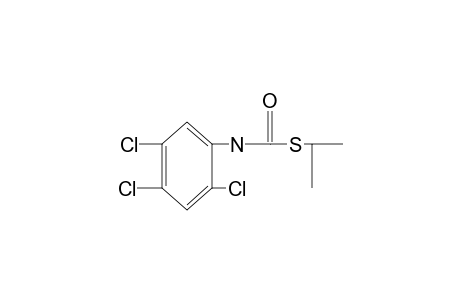 thio-2,4,5-trichlorocarbanilic acid,S-isopropyl ester