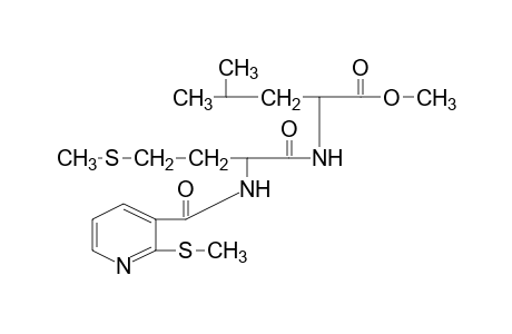 N-{N-[2-(methylthio)nicotinoyl]methionyl}leucine, methyl ester