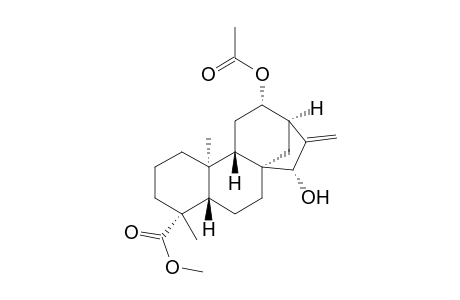 Methyl ent-12.beta.- Acetoxy-15.beta.-hydroxykaur-16-en-19-oate