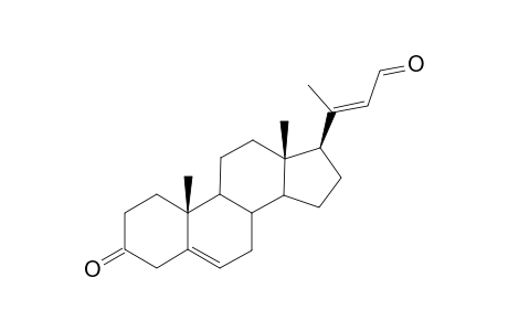 24-Norchola-5,20(22)-dien-23-al, 3-oxo-, (20E)-