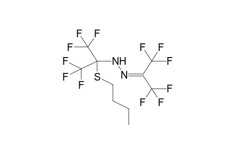 HEXAFLUOROACETONE, N'-(ALPHA-BUTYLTHIO)HEXAFLUOROISOPROPYLHYDRAZONE