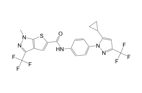 1H-thieno[2,3-c]pyrazole-5-carboxamide, N-[4-[5-cyclopropyl-3-(trifluoromethyl)-1H-pyrazol-1-yl]phenyl]-1-methyl-3-(trifluoromethyl)-