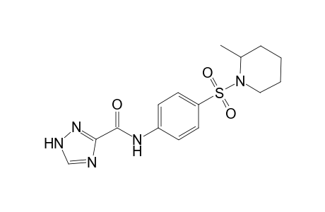 1H-1,2,4-triazole-3-carboxamide, N-[4-[(2-methyl-1-piperidinyl)sulfonyl]phenyl]-