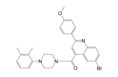 6-bromo-4-{[4-(2,3-dimethylphenyl)-1-piperazinyl]carbonyl}-2-(4-methoxyphenyl)quinoline