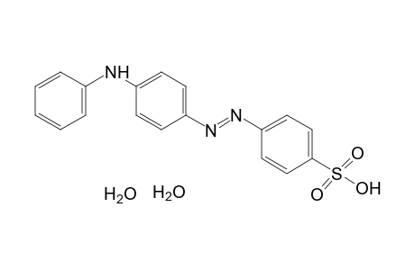 p-[(p-anilinophenyl)azo]benzenesulfonic acid, dihydrate