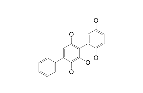 2-(2,5-dihydroxyphenyl)-3-methoxy-5-phenyl-hydroquinone