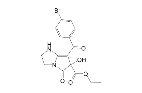 7-(4-BROMOBENZOYL)-6-ETHOXYCARBONYL-6-HYDROXY-5-OXO-2,3,5,6-TETRAHYDRO-1H-PYRROLO-[1,2-A]-IMIDAZOLE