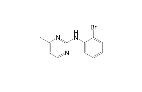 2-Pyrimidinamine, N-(2-bromophenyl)-4,6-dimethyl-