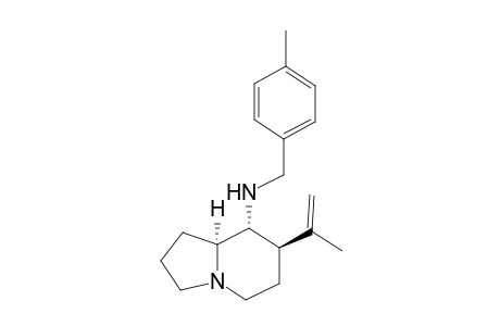(7R,8R,8aS)-N-(4-methylbenzyl)-7-(prop-1-en-2-yl)octahydroindolizin-8-amine