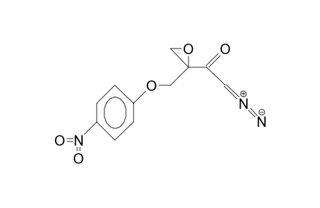 1-Diazo-3,4-epoxido-3-(4-nitro-phenoxymethyl)-2-butanone