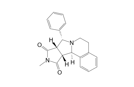 1,3,3a.alpha.,4.alpha.,6,7,11b.alpha.,11c.alpha.-Octahydro-2-methyl-4-phenyl-1H-pyrrolo[3',4'-3,4]pyrrolo[2,1-a]isoquinoline-1,3-dione