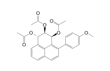 (1S,2R,3S)-(+)-1,2,3-triacetoxy-2,3-dihydro-9-(4'-methoxyphenyl)phenalene