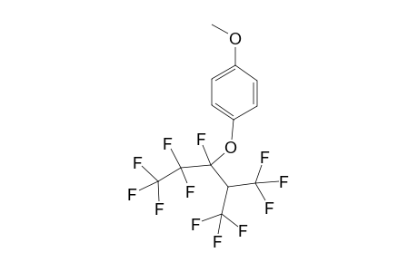 1-(1,2,2,3,3,3-Hexafluoro-1-[2,2,2-trifluoro-1-(trifluoromethyl)ethyl]propoxy)-4-methoxybenzene