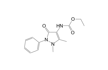 2,3-dimethyl-5-oxo-1-phenyl-3-pyrazoline-4-carbamic acid, ethyl ester