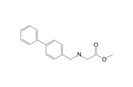 2-[(4-Phenylbenzyl)amino]acetic acid methyl ester