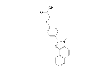 [p-(3-methyl-3H-naphth[1,2-d]imidazol-2-yl)phenoxy]acetic acid
