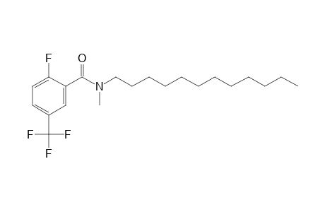 Benzamide, 2-fluoro-5-trifluoromethyl-N-methyl-N-dodecyl-