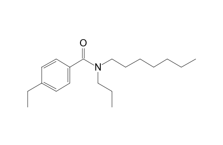 Benzamide, 4-ethyl-N-propyl-N-heptyl-