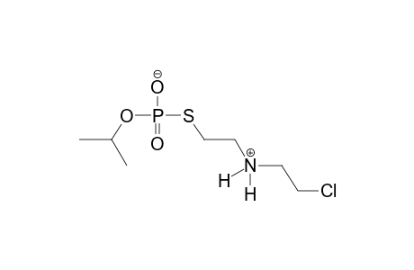 phosphorothioic acid, S-{2-[(2-chloroethyl)amino]ethyl} O-isopropyl ester