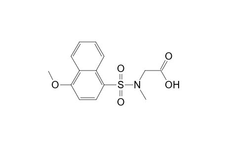 acetic acid, [[(4-methoxy-1-naphthalenyl)sulfonyl]methylamino]-