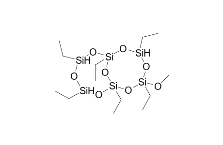 1,3,5,7,9,11-Hexaethyl-3-methoxybicyclo[5.5.1]hexasiloxane