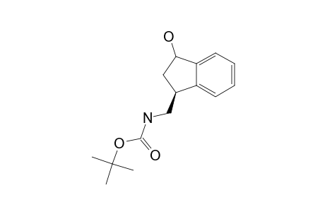 TERT.-BUTYL-[(3-HYDROXY-2,3-DIHYDRO-1H-INDEN-1-YL)-METHYL]-CARBAMATE;ROTAMER