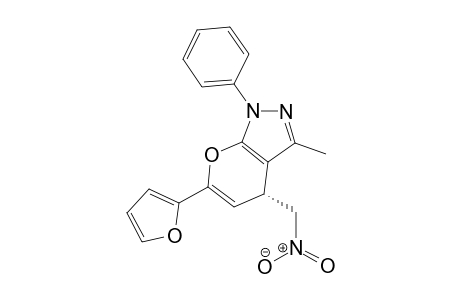 (R)-6-(Furan-2-yl)-3-methyl-4-(nitromethyl)-1-phenyl-1,4-dihydropyrano[2,3-c]pyrazole