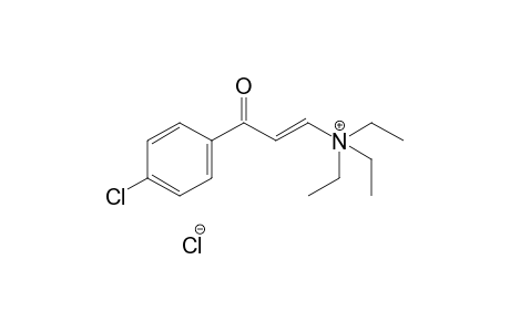 trans-[3-(p-chlorophenyl)-3-oxopropenyl]triethylammonium chloride