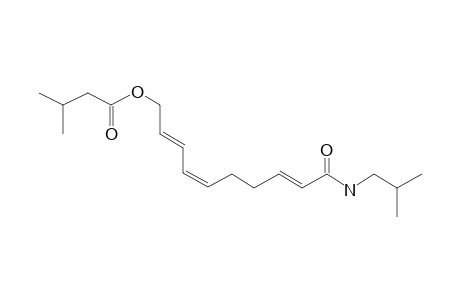 N-Isobutyl-10-(isobutylcarbonyloxy)(2E,6Z,8E)-decatrienamide