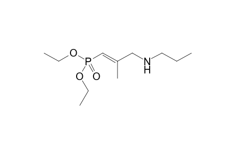 Diethyl (1E)-2-methyl-3-(propylamino)prop-1-enylphosphonate