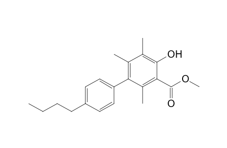 Methyl 4'-butyl-4-hydroxy-2,5,6-trimethylbiphenyl-3-carboxylate